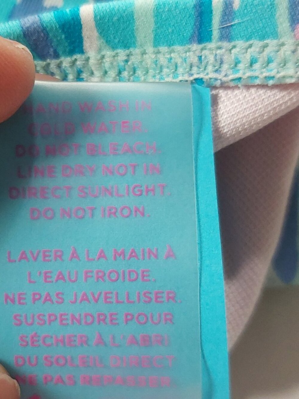 Women's Lilly Pulitzer Kolka Sea Glass Aqua Rainforest One Piece Swimsuit - Picture 15 of 16